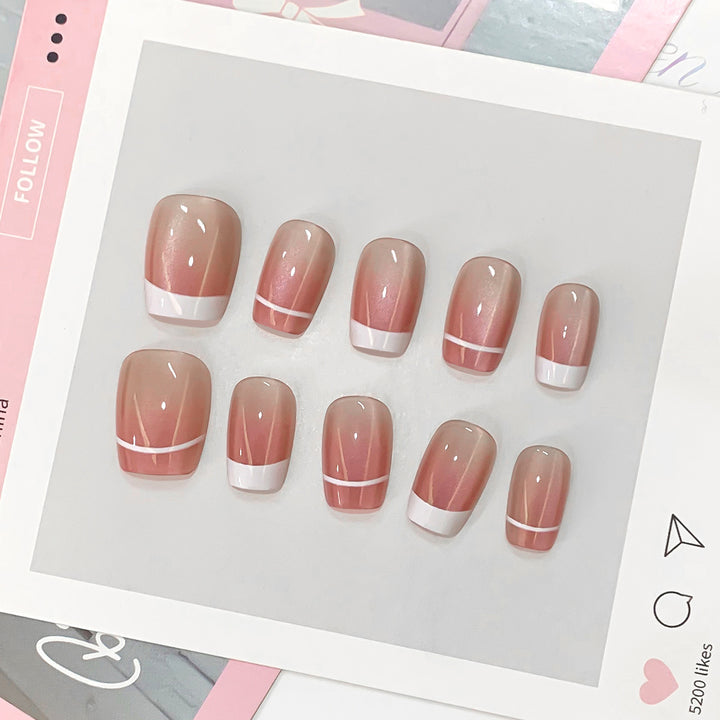 Artistic French Nail Tips Bowlift