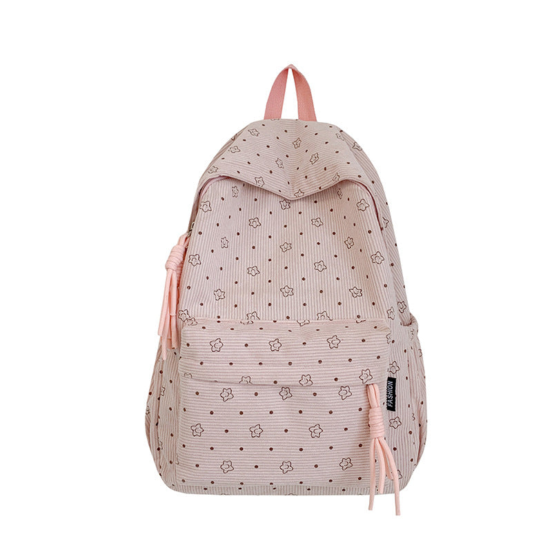 Floral Print Casual Backpack