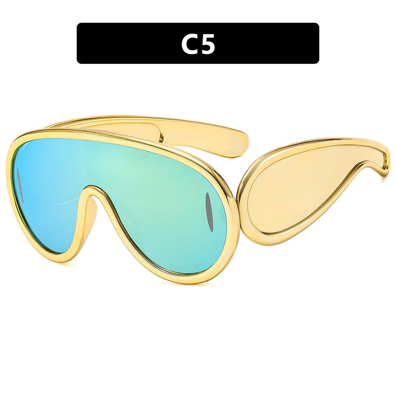 Women's fashionable sunglasses with removable lenses Bowlift