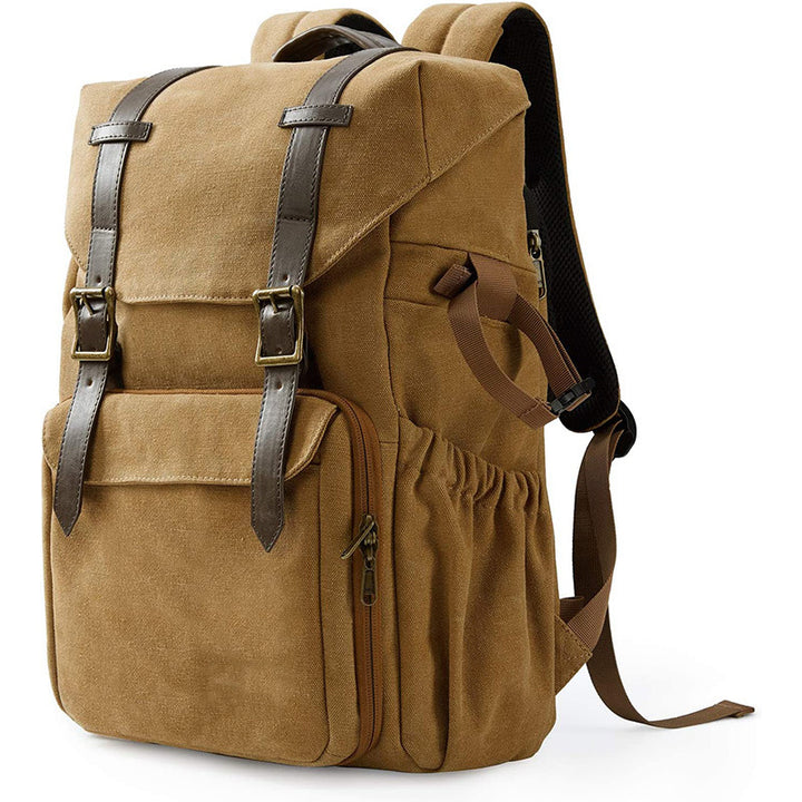 Vintage Canvas Travel Backpack Bowlift