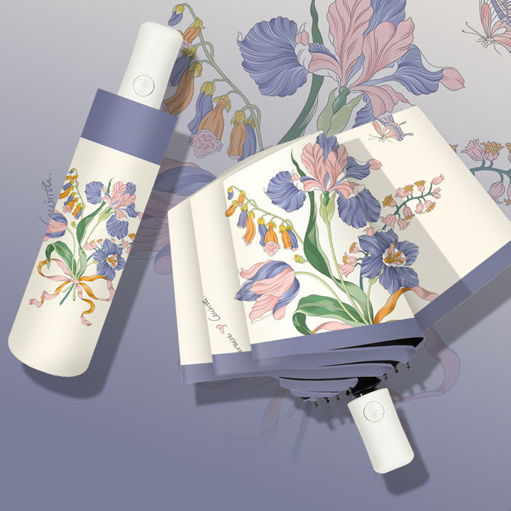 Ladies Elegant Automatic Umbrella Bowlift