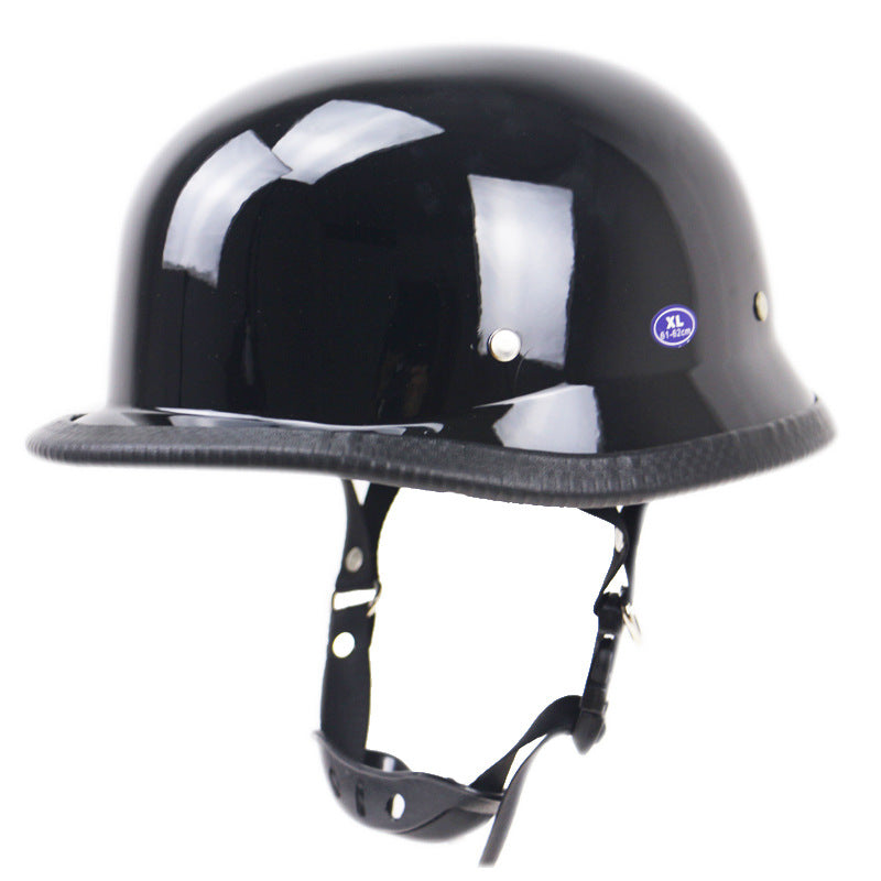 Vintage Half-Helmet Motorcycle Headgear Bowlift