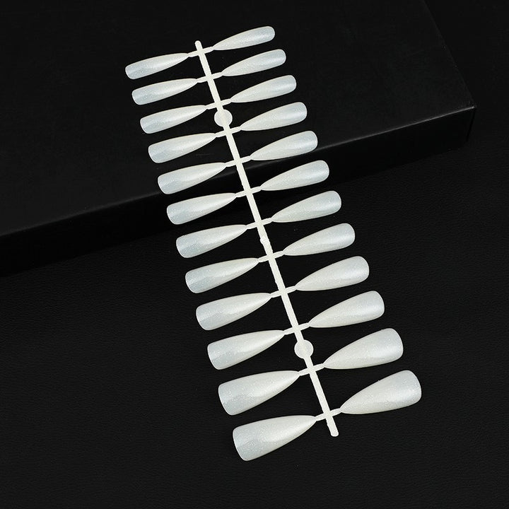 Glittering artificial nails in elegant design Bowlift