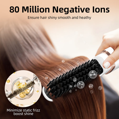 Hair Straightening Brush Bowlift