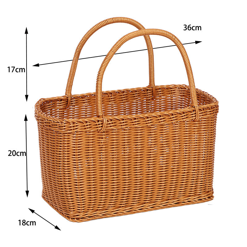Storage Woven Basket Bowlift
