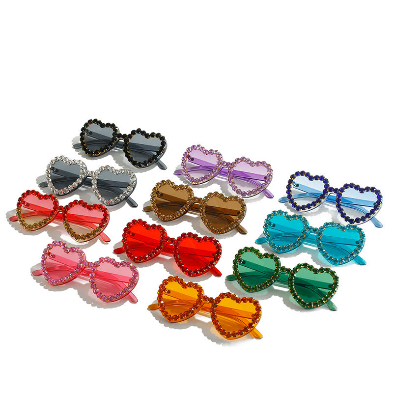 Heart-Shaped Glamorous Sunglasses Bowlift