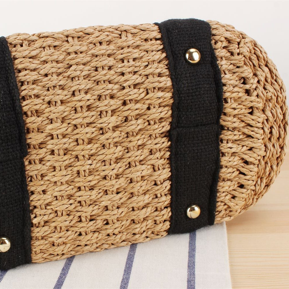 Stylish Braided Tote Bag Bowlift