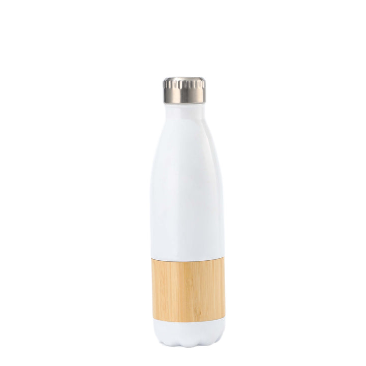 Women Stainless Steel Drinking Bottle with Bamboo Application Bowlift