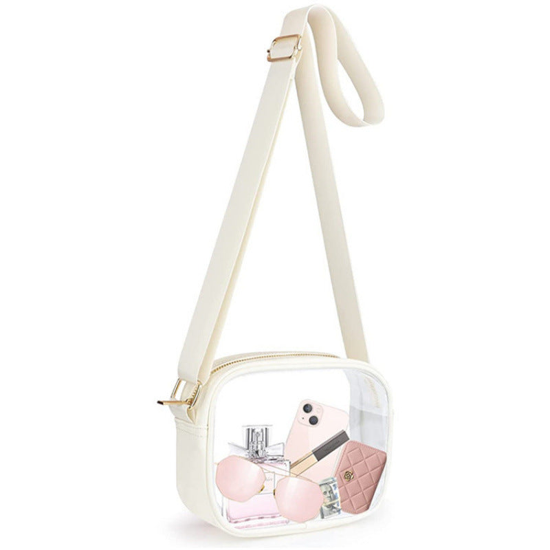 Practical shoulder bag with transparent inserts Bowlift
