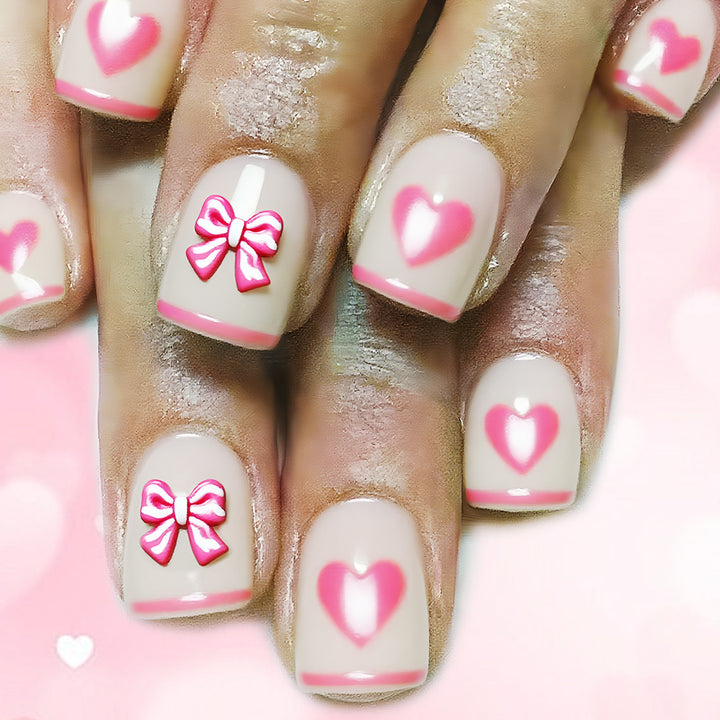 Decorative Press-On Nail Art Bowlift