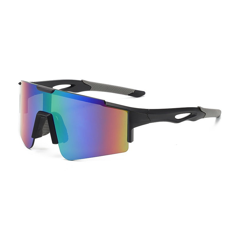 Unisex nan sporty polarizing bike sunglasses with a one-piece visor and non-slip temples Bowlift