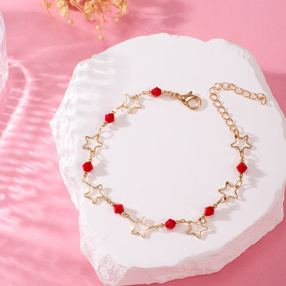 Star Motif Charm Bracelet Bowlift