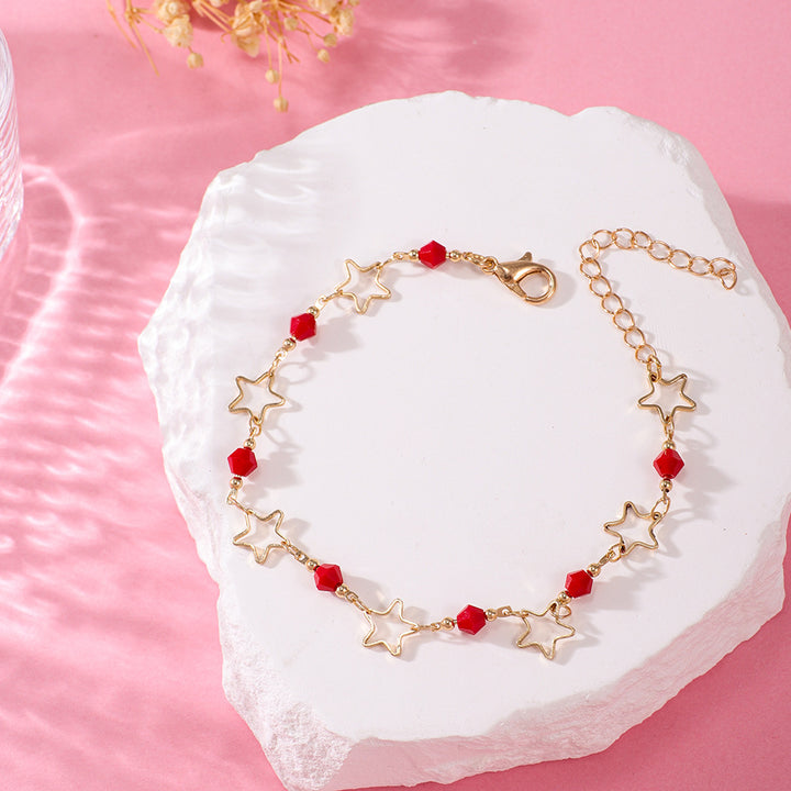 Star Motif Charm Bracelet Bowlift