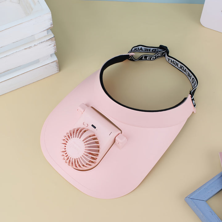 Women portable neck fan with flexible curved support Bowlift