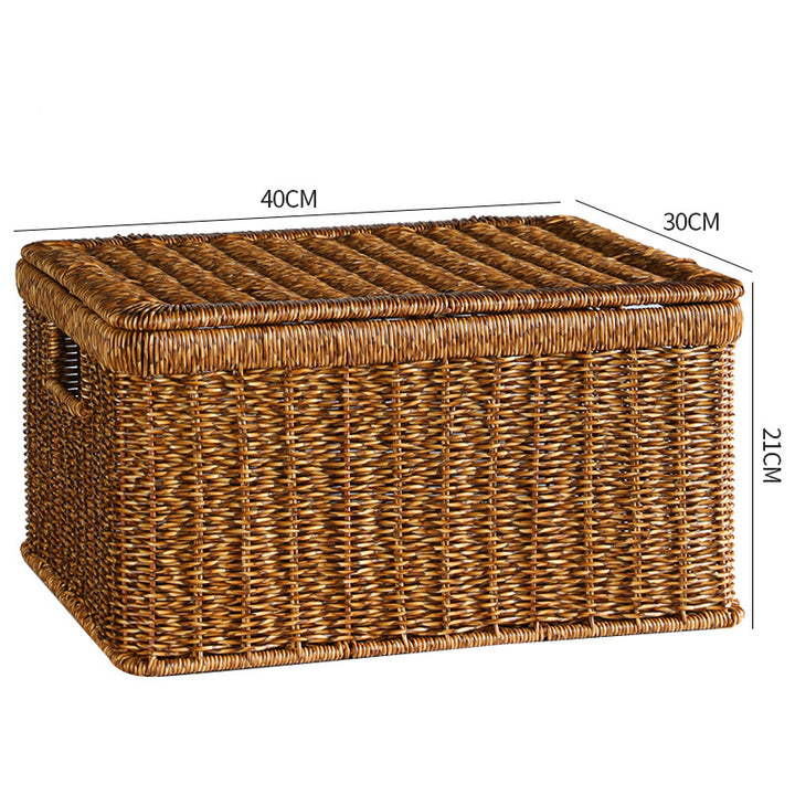 Natural Woven Storage Chest Bowlift