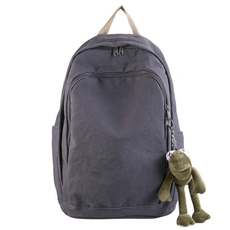 Casual Canvas School Backpack Bowlift