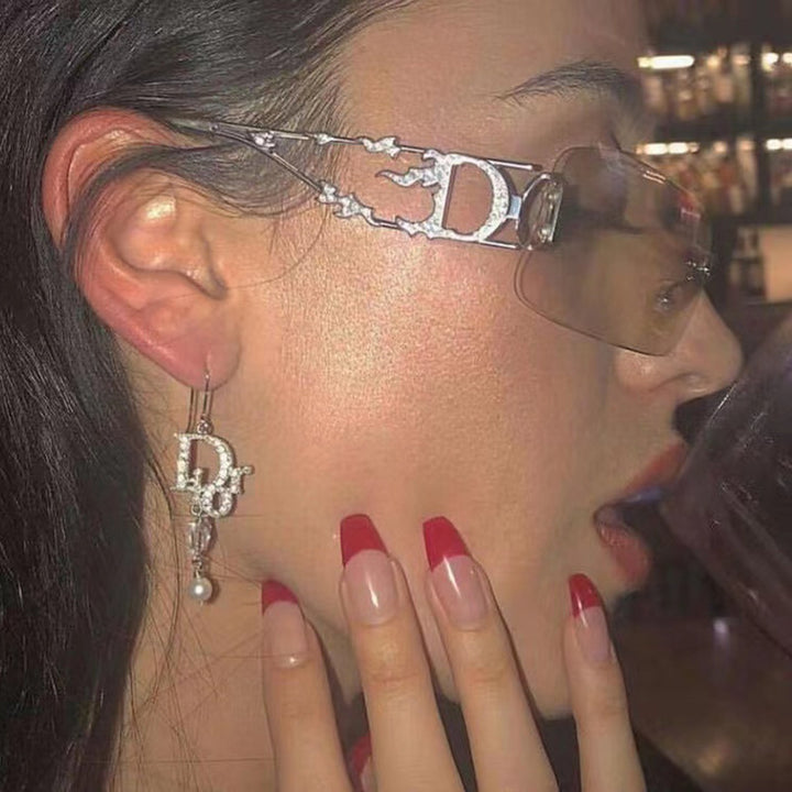 Women's futuristic Shield sunglasses with unique Bowlift frame