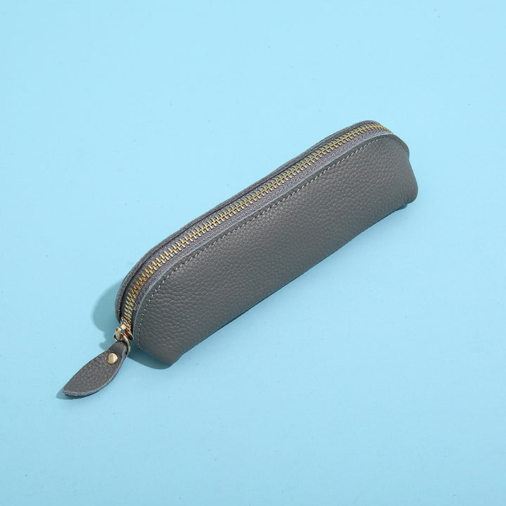 Stylish Leather Pencil Case Bowlift