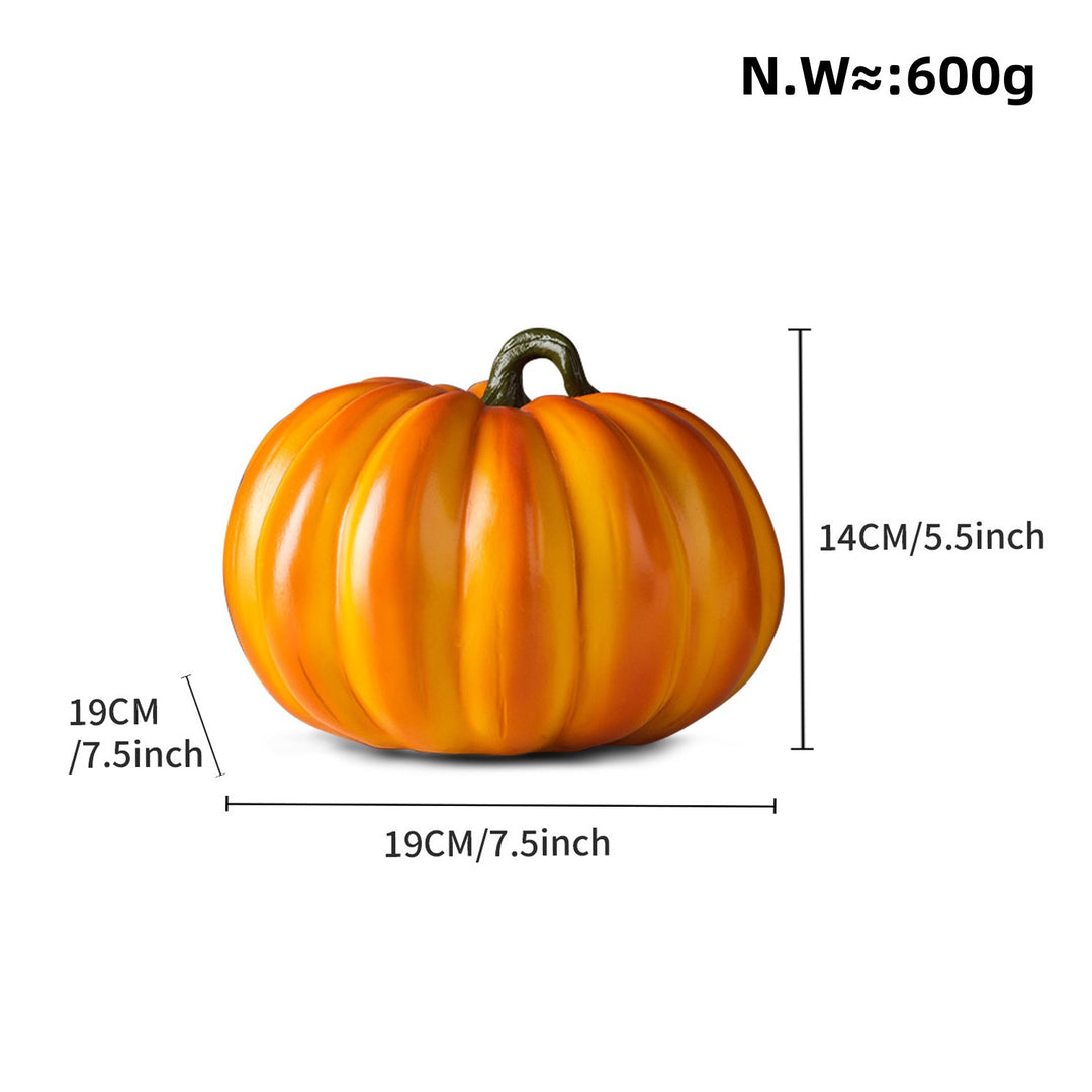 Decorative pumpkin figure as autumn probe Bowlift
