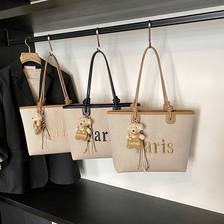 Elegant Paris Themed Tote Bag Bowlift