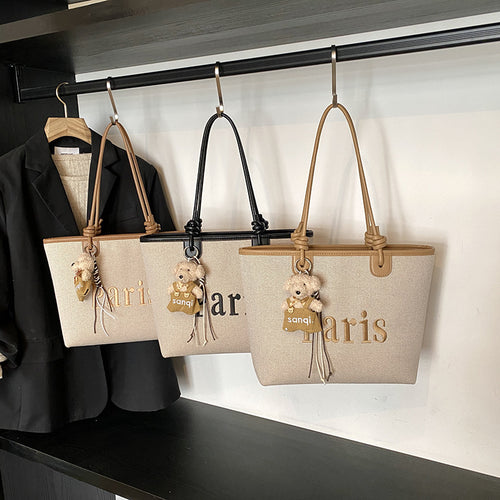 Elegant Paris Themed Tote Bag Bowlift