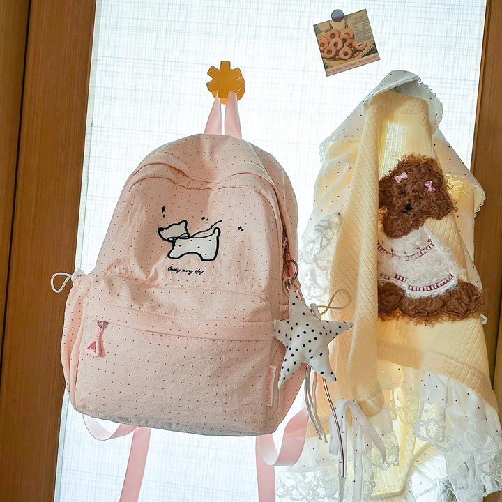 Casual Cute Character-Designed Backpack Bowlift