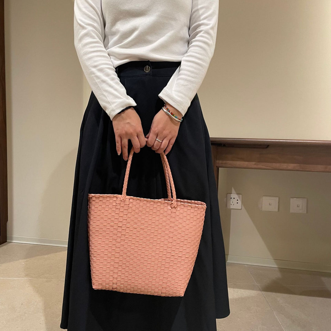 Handmade Tote Bag Made of Woven Material Bowlift