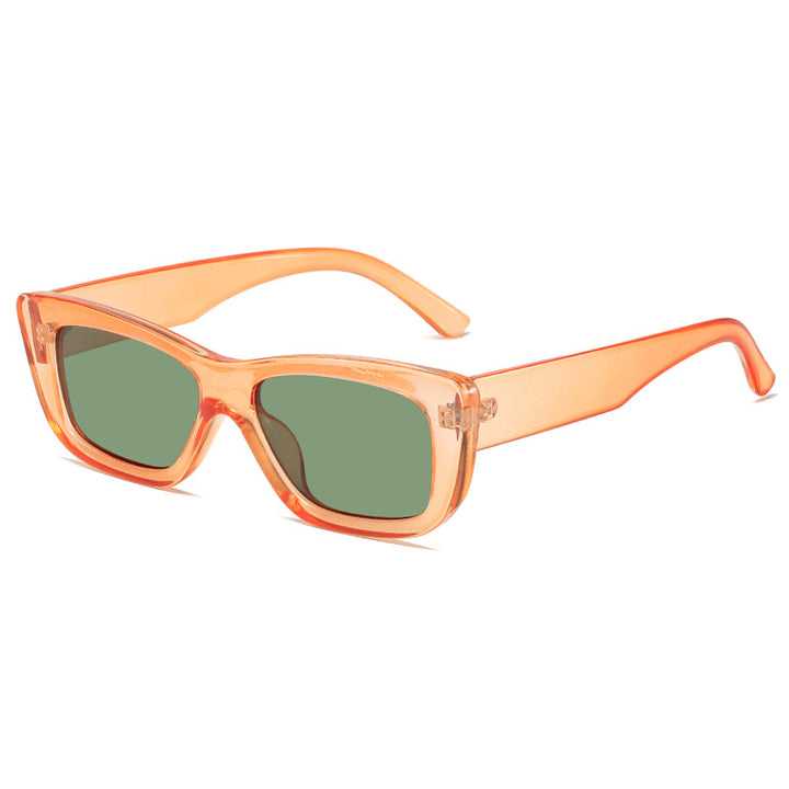 Ladies fashionable sunglasses with rectangular frame Bowlift