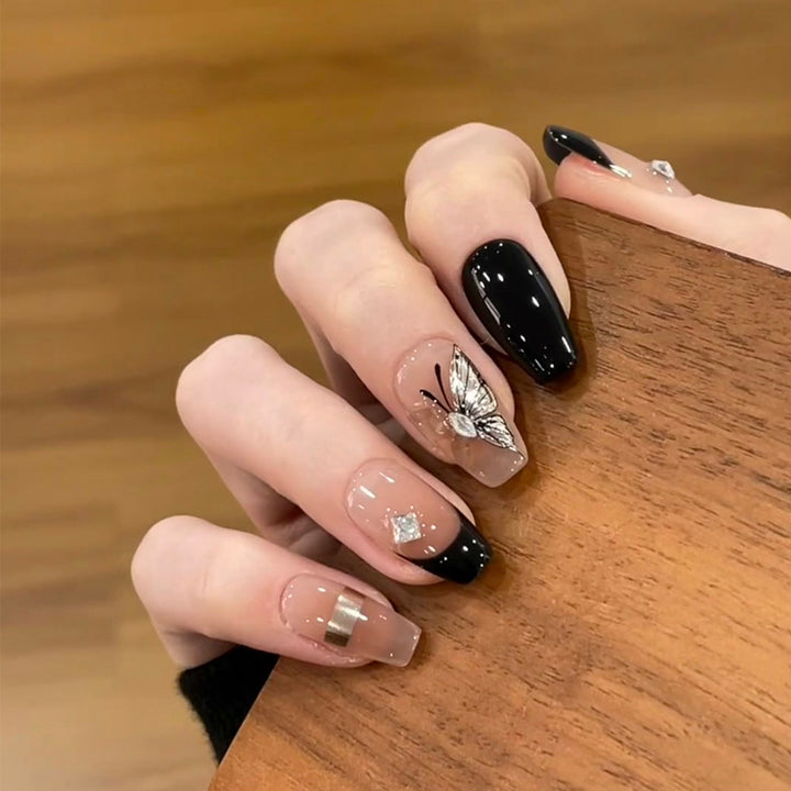 Premium Acrylic Press-On Nail Tips Bowlift