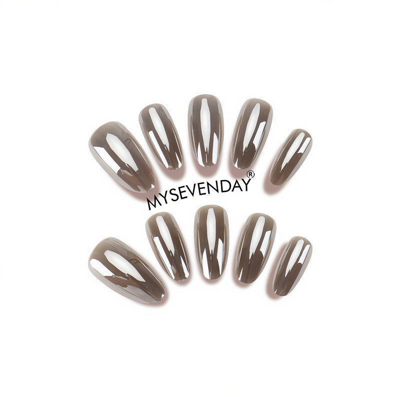 Elegant Almond Shaped Press-On Nails Bowlift
