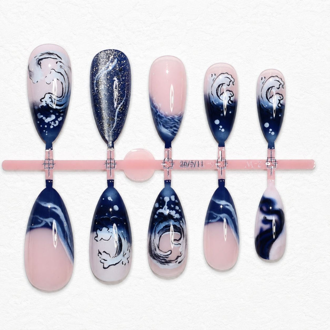 Premium Nail Set with Maritime Design Bowlift