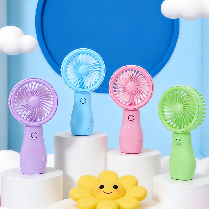 Women's Portable Mini Hand Fan with USB Charging Function Bowlift