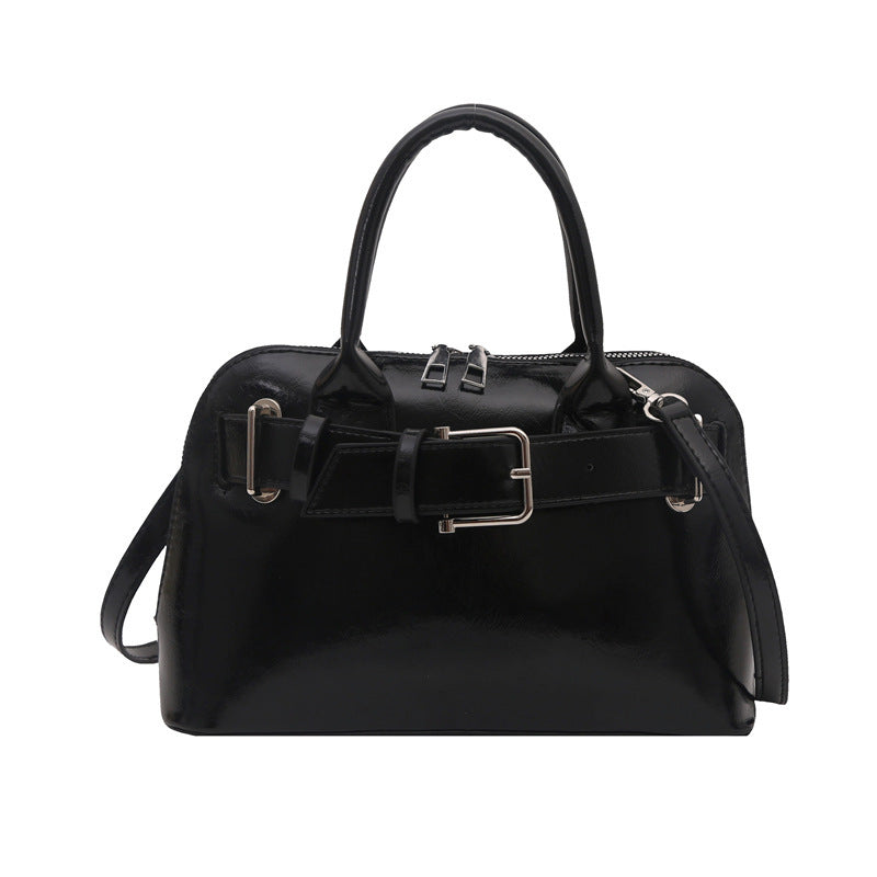 Structured Double Handle Handbag Bowlift