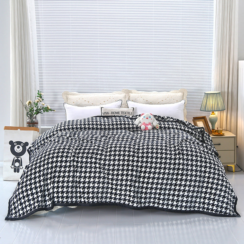 Ladies Cozy Day Bedspread with Cute Cloud Design Bowlift
