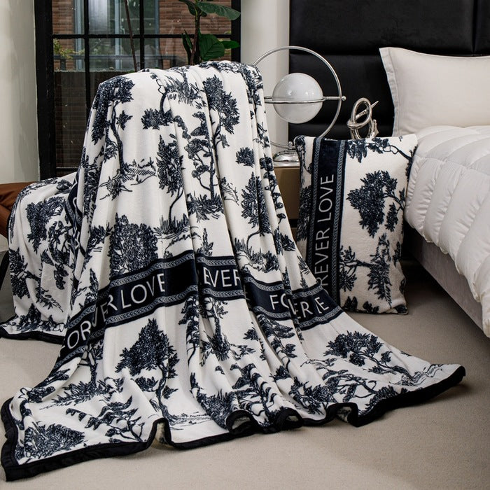 Women Patterned Blanket made of Soft Cotton Bowlift