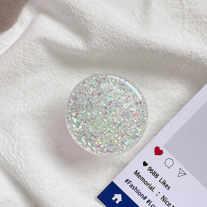 Sparkly Resin Phone Holder And Stand With Full Rotation Base