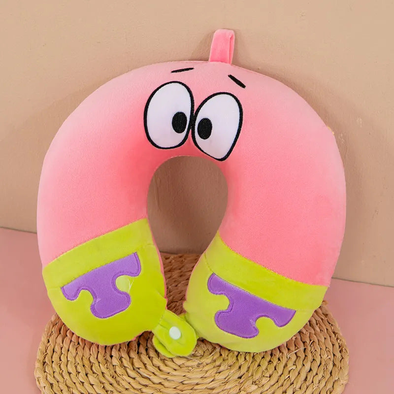 Unisex Neck Support Pillow with Cute Animal Design Bowlift