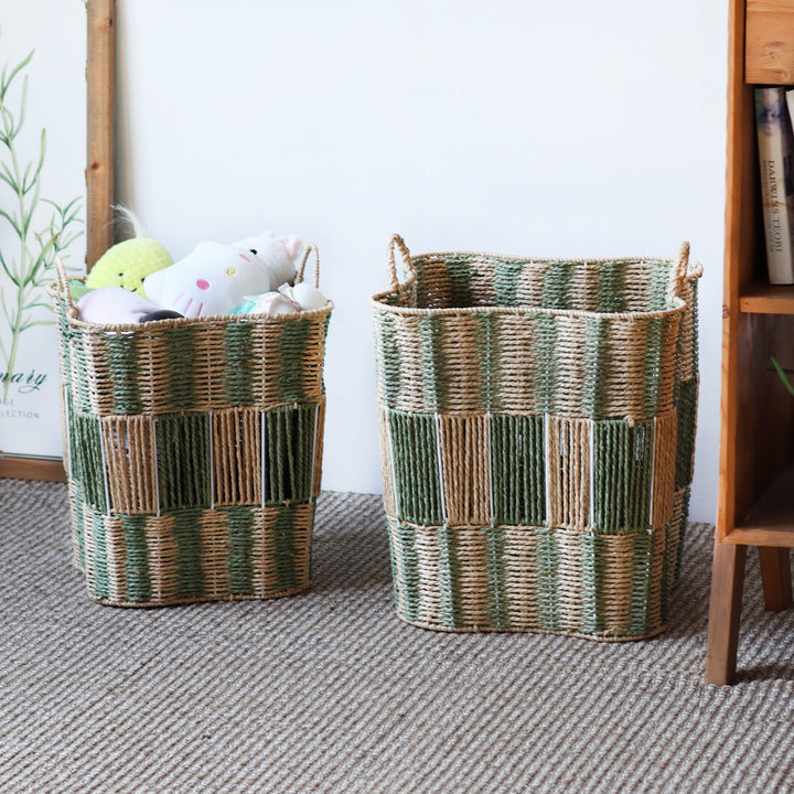 Handcrafted storage basket made of natural materials Bowlift
