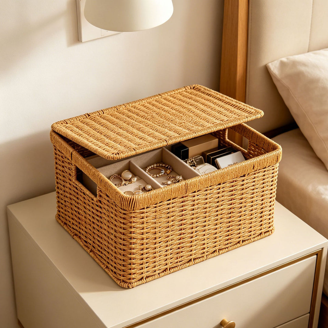 Woven Storage Basket Bowlift