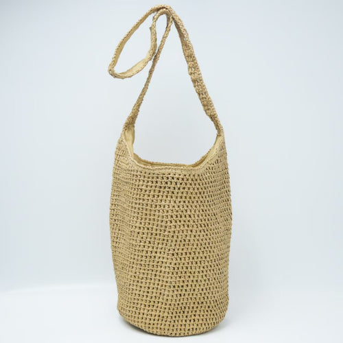 Hand-knotted shoulder bag with modern design Bowlift