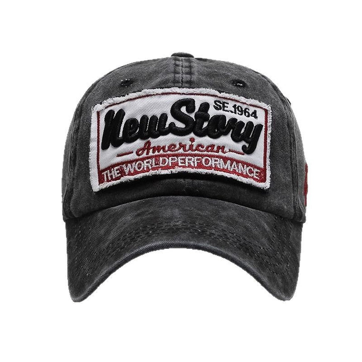 Men's Vintage-Inspired Embroidered Casual Cap Bowlift