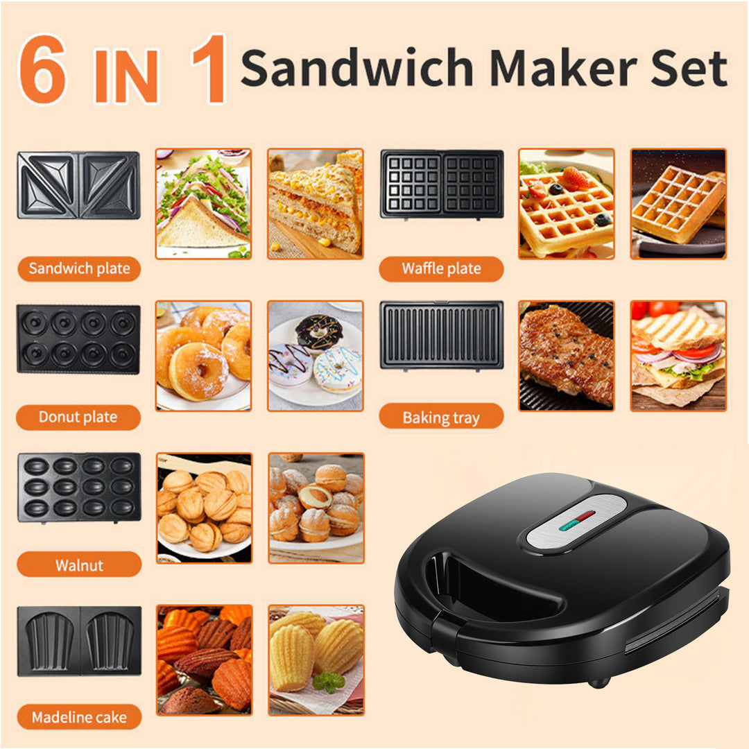 Non-Stick Electric Sandwich Maker Bowlift