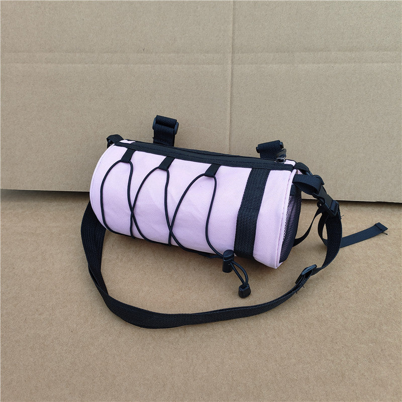 waterproof bicycle handlebar phone bag with touchscreen pocket and zippered cargo Bowlift