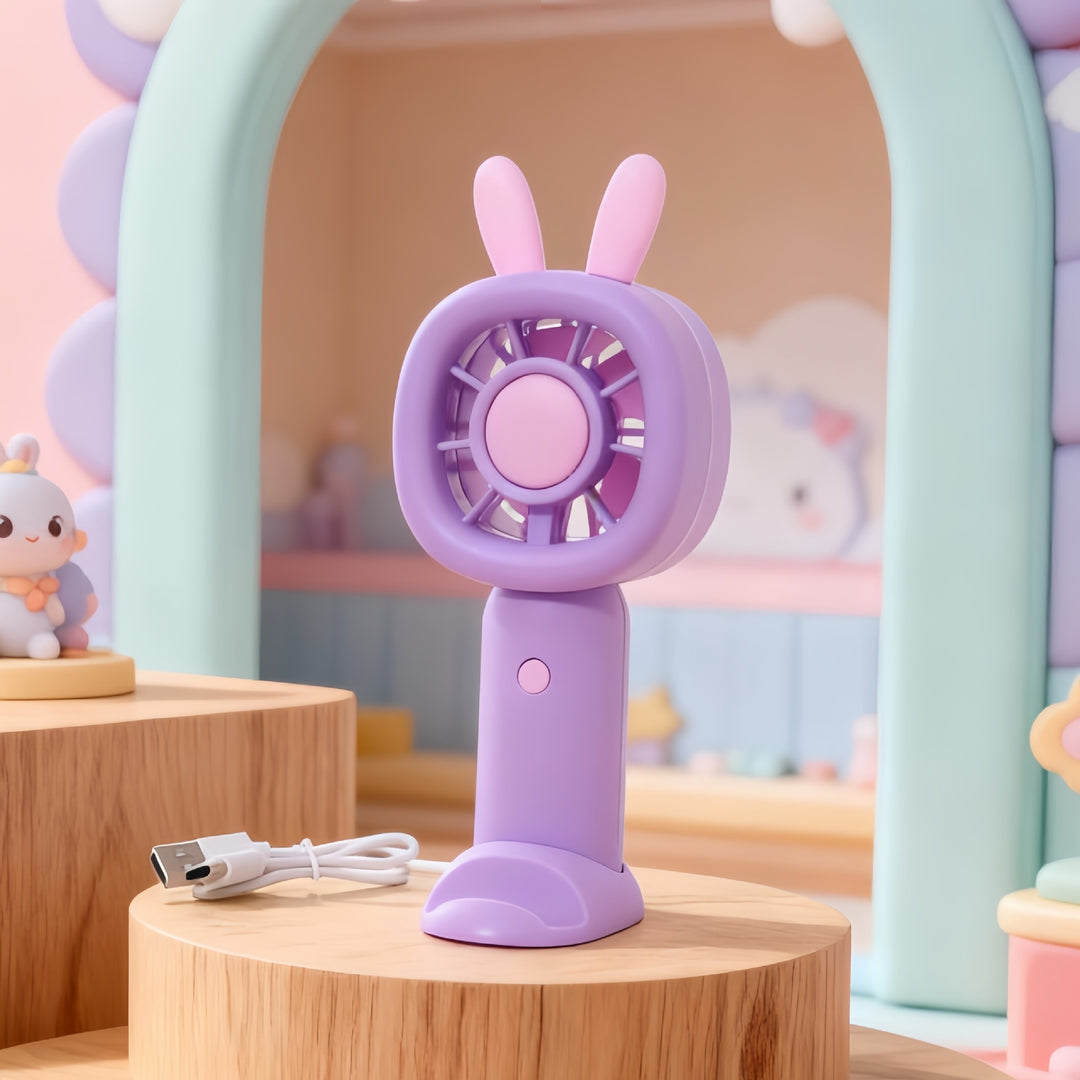 Women's portable creative fan with USB connection Bowlift