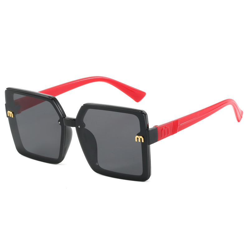 Women's stylish square sunglasses with mirrored gradient Bowlift