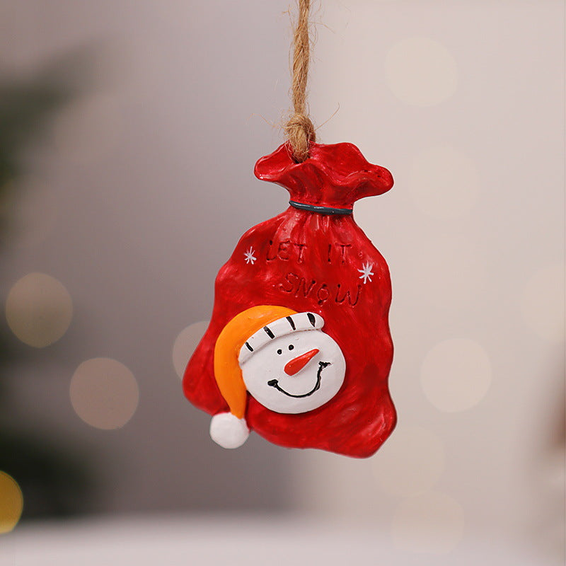 Decorative Christmas stocking with reindeer motif Bowlift