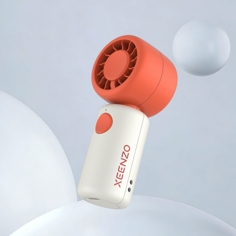 Compact Rechargeable Handheld Cooling Fan Bowlift