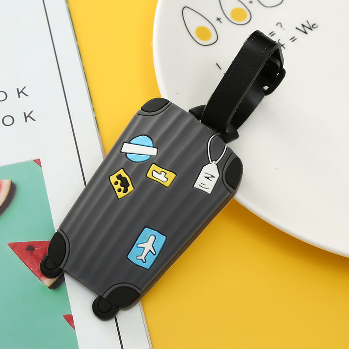 Unisex Luggage Tag in Modern Suitcase Design Bowlift