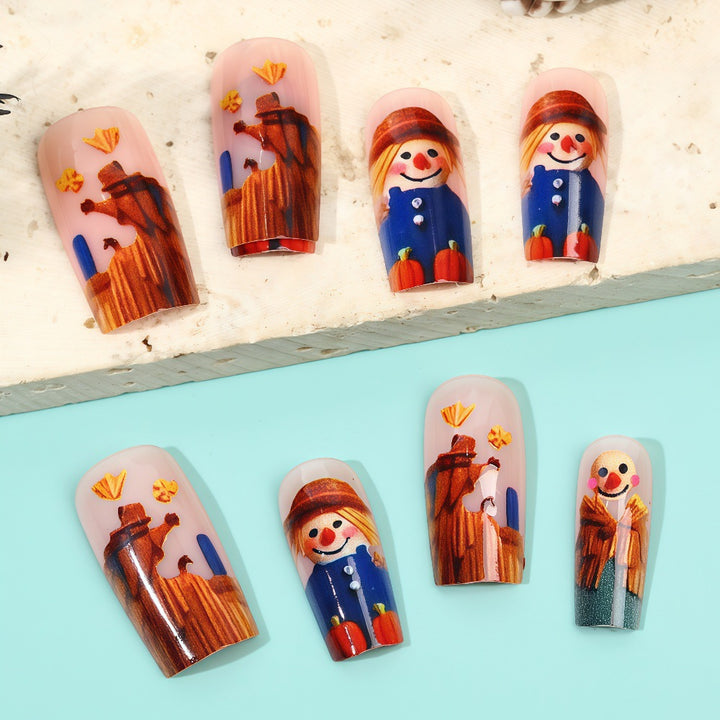 Creative Art Nails in Festive Autumn Design Bowlift