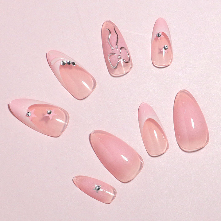 Stylish Acrylic Nail Art Bowlift